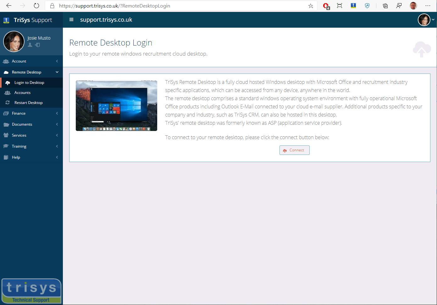 A computer screen shows a screenshot of a windows computer