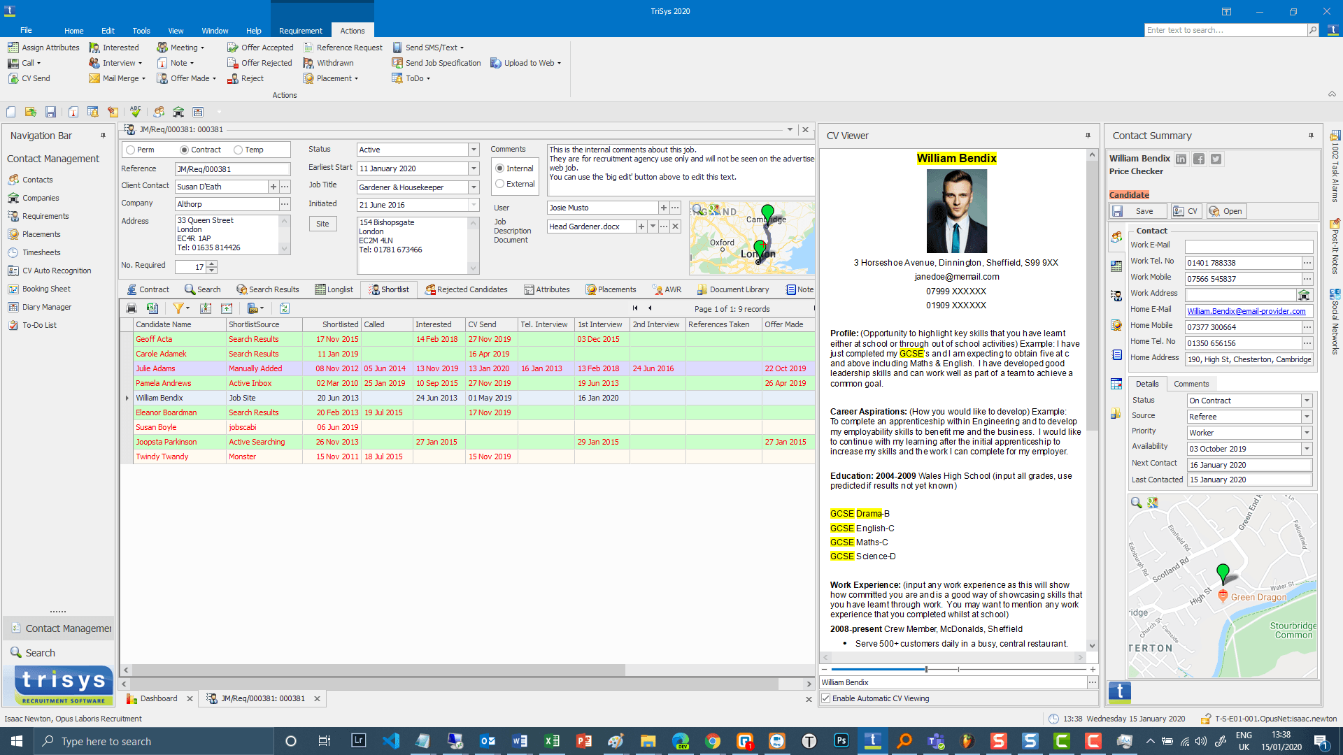 A computer screen with a picture of a man on it