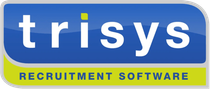 A blue and green logo for a company called trisys