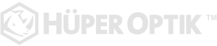 A logo for a company called hüper optik on a white background.