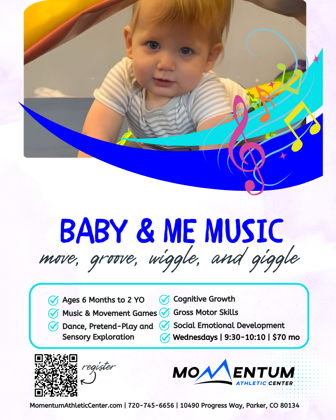 baby and mommy music class