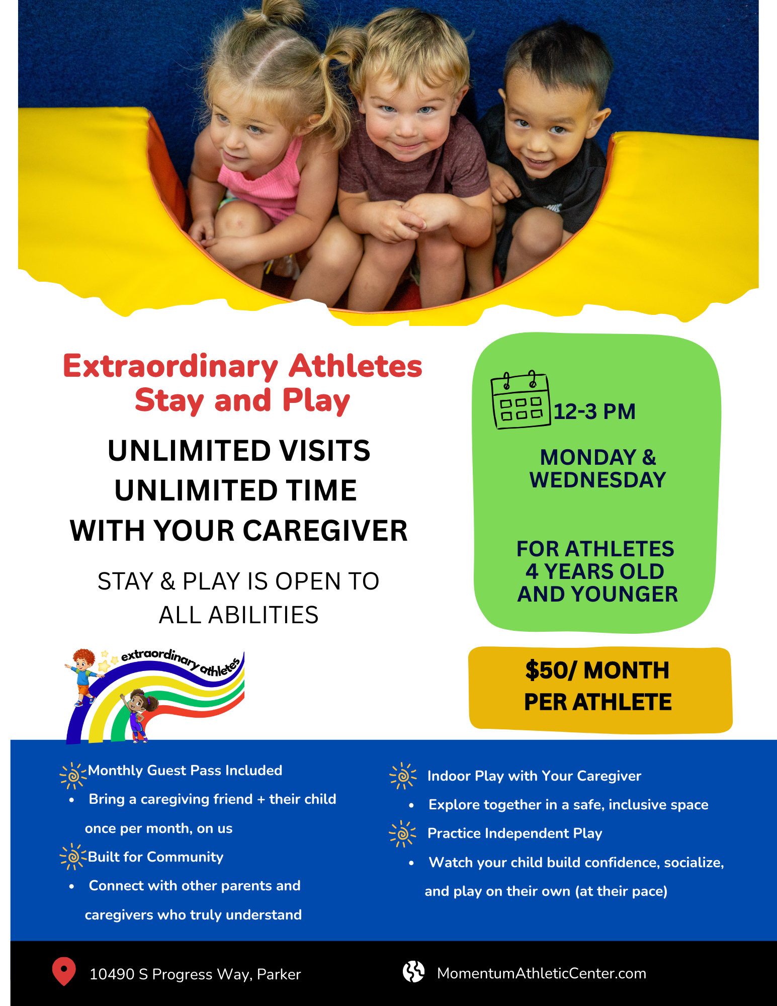 Children's playgroup flyer: 