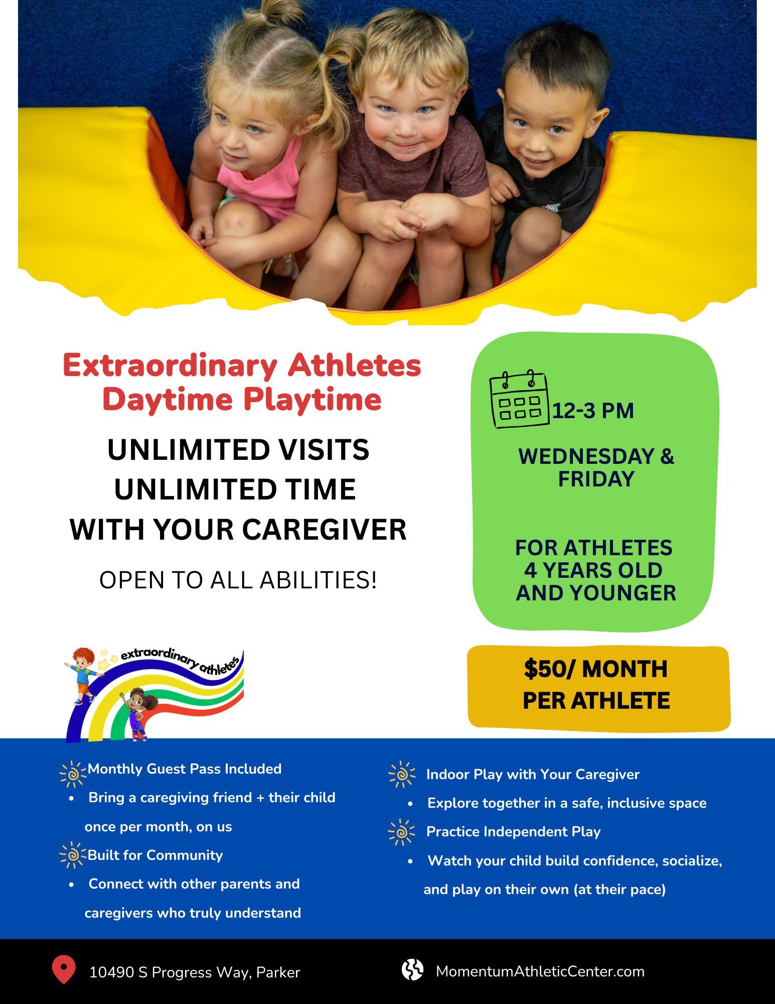 Daytime Playtime unlimited open play for all abilities