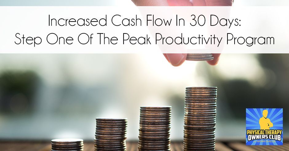 Increased cash flow in 30 days : step one of the peak productivity program