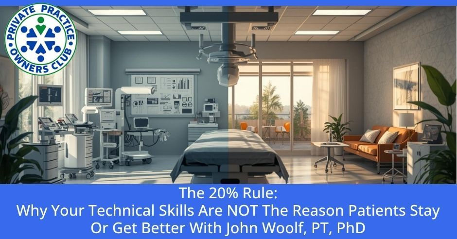 Private Practice Owners Club | John Woolf, PT, PhD | 20% Rule