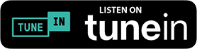 A black button that says listen on tune in