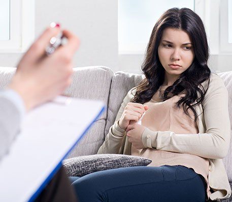 Woman Suffering From Mental Health