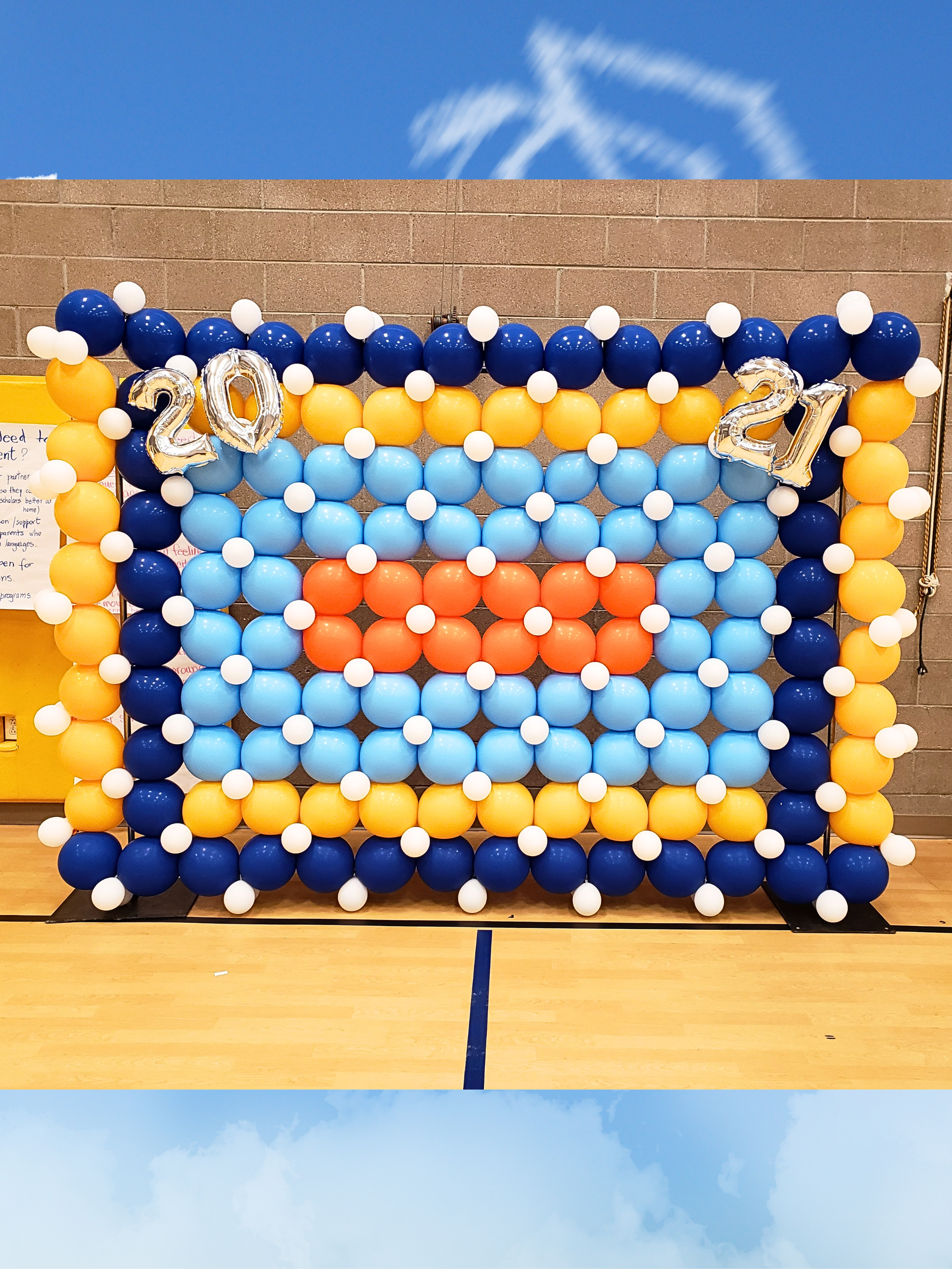 Multi-color Balloon Wall