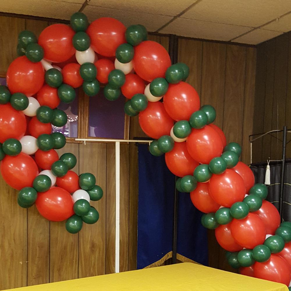 7ft Balloon Candy Cane