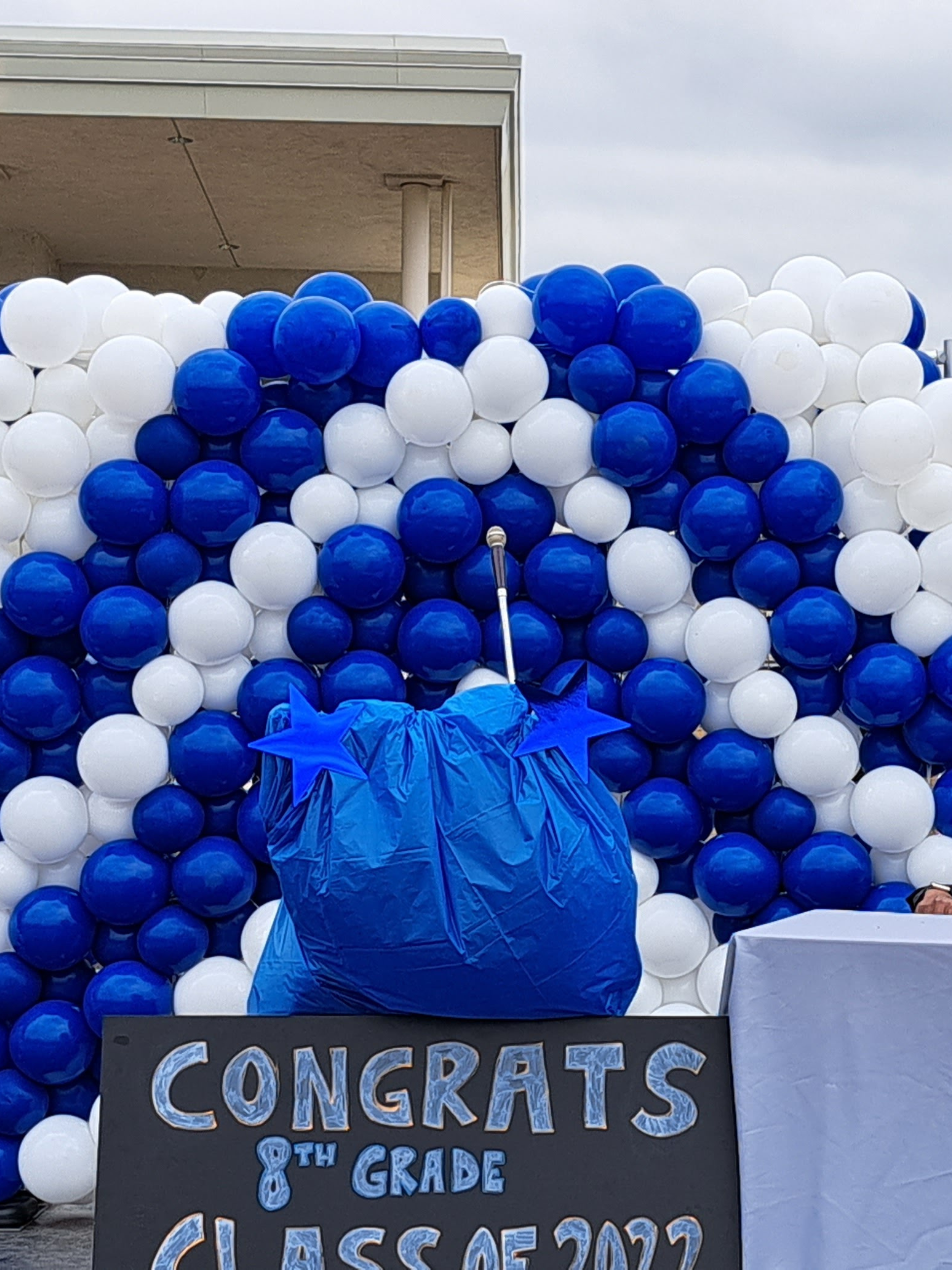 Chevron Pattern Balloon Wall