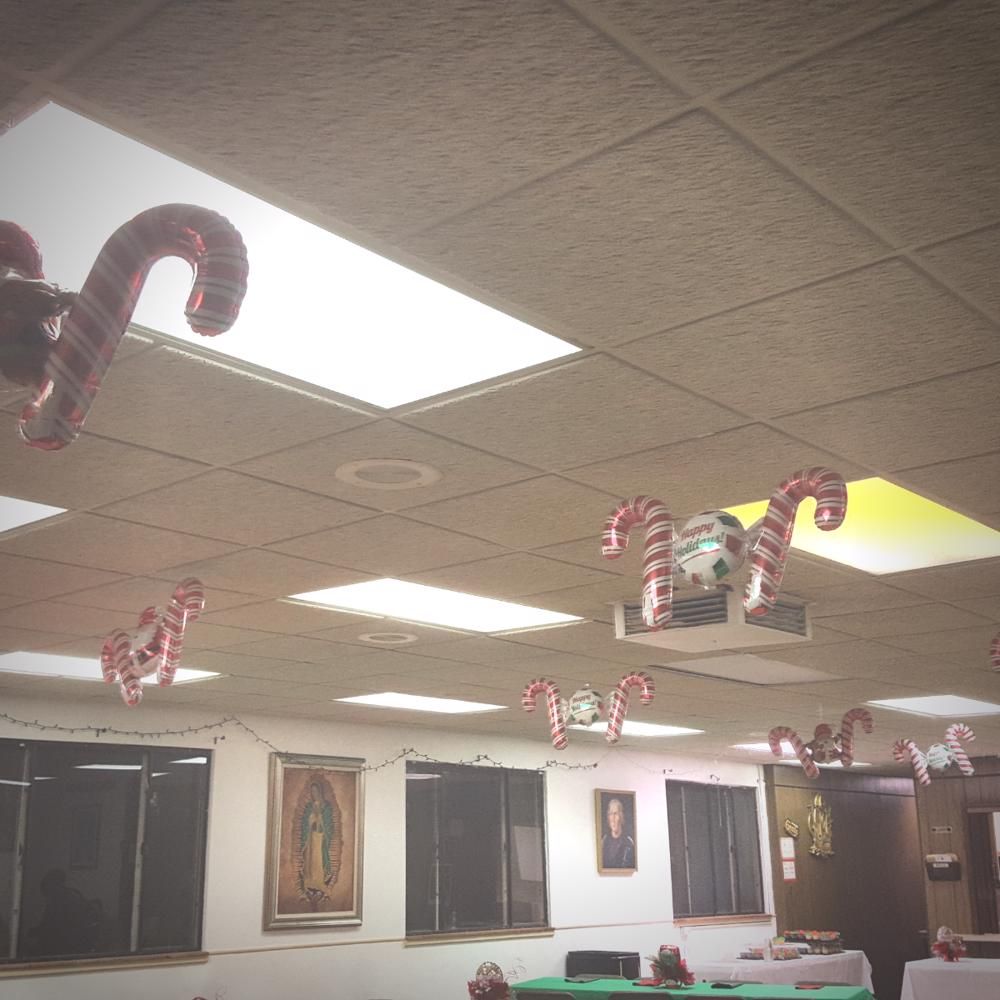 Christmas Foil Ceiling Balloons
