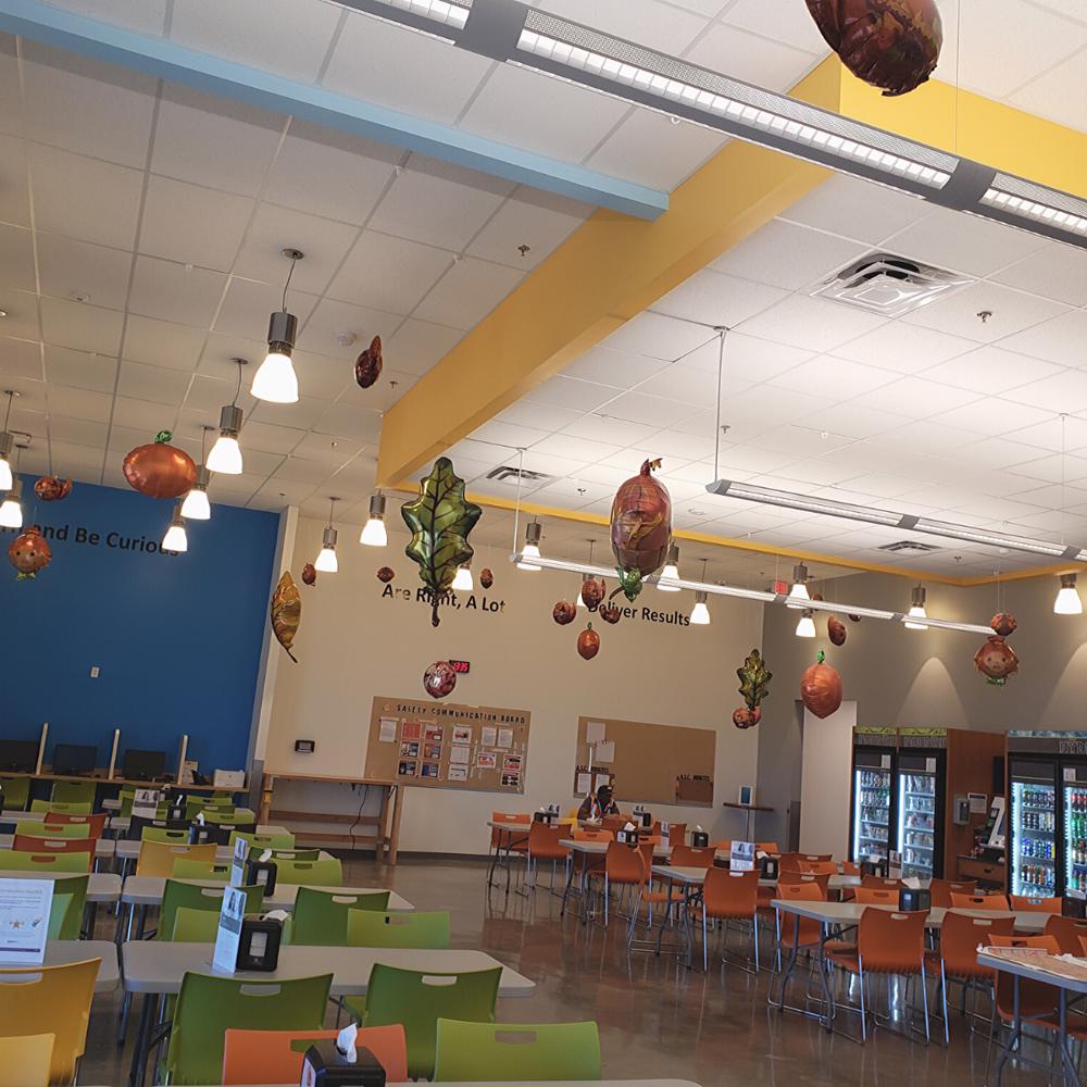 Fall Foil Ceiling Balloon Decor