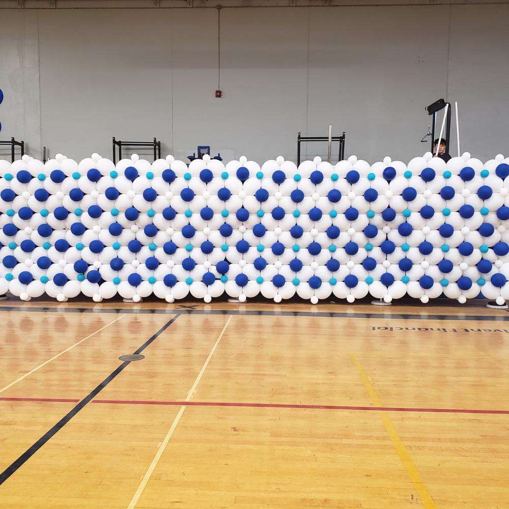 3 Color Balloon Wall