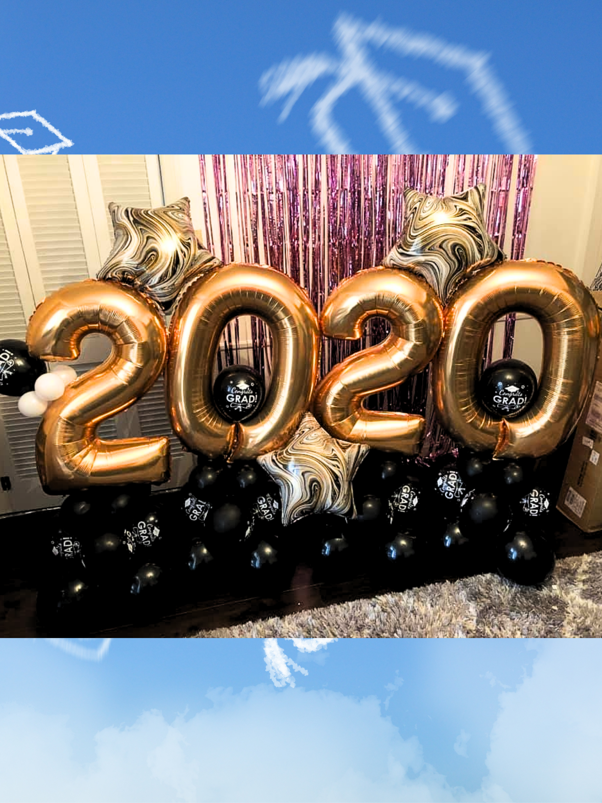 Balloon Number Markee