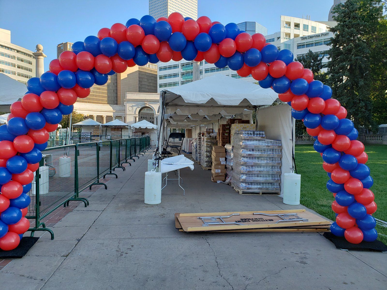 25ft Center Spiral Arch