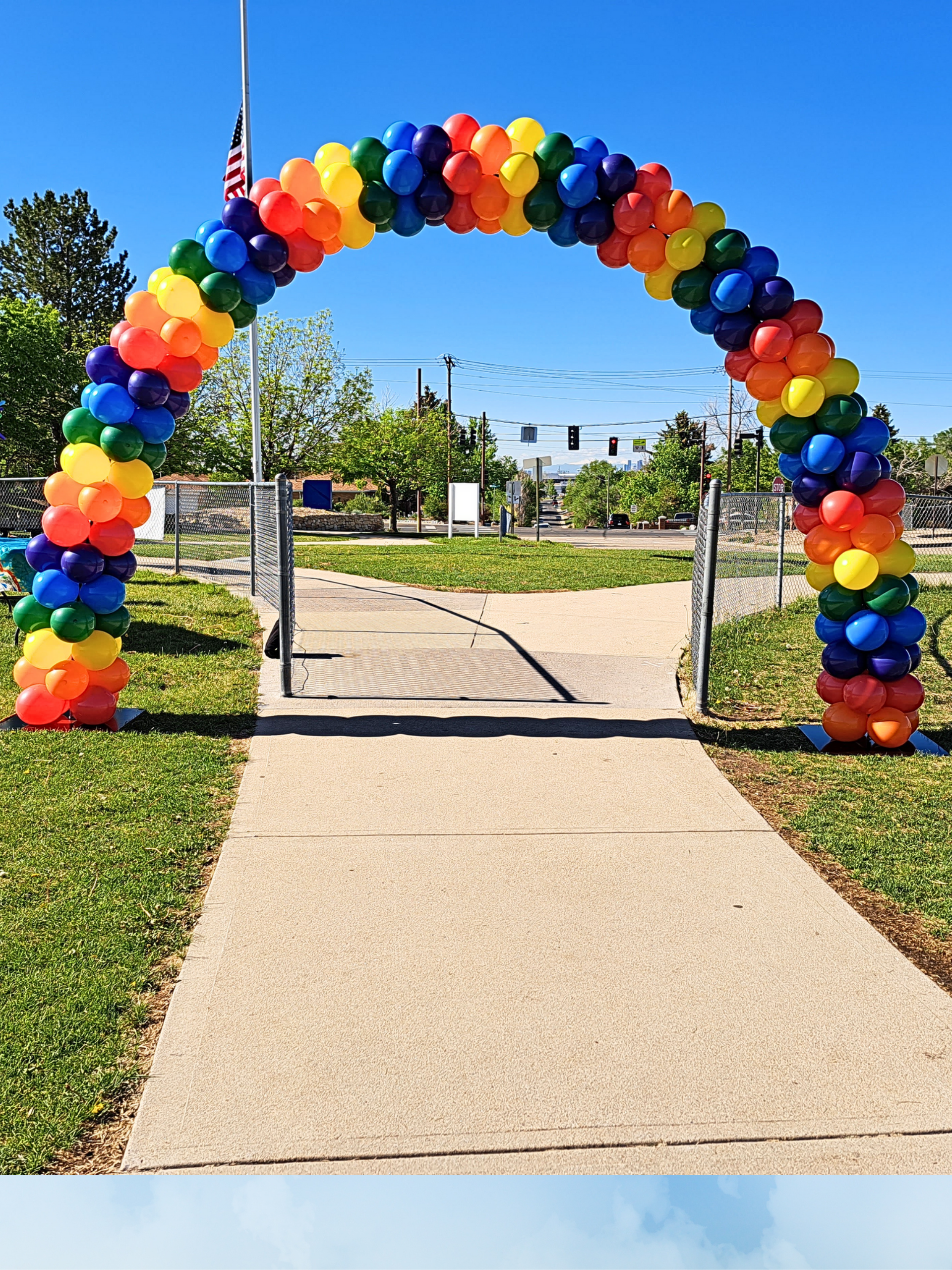 Stacked Balloon Arch