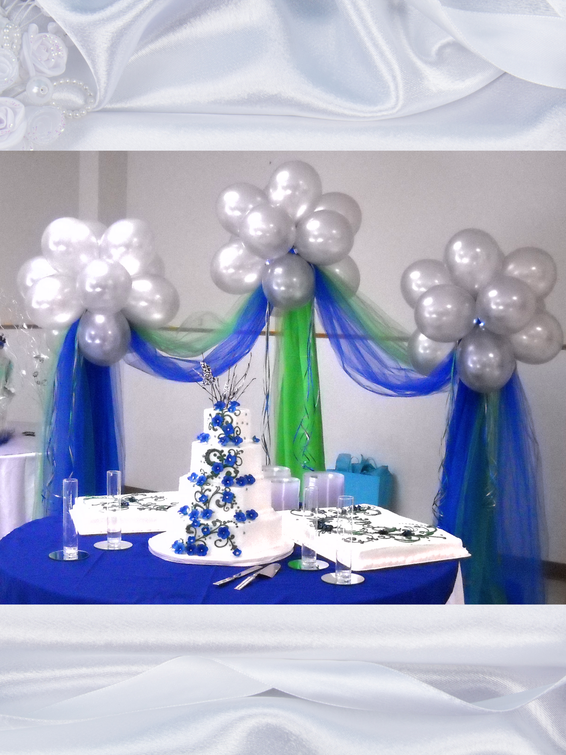 Tulle Balloon Trio
