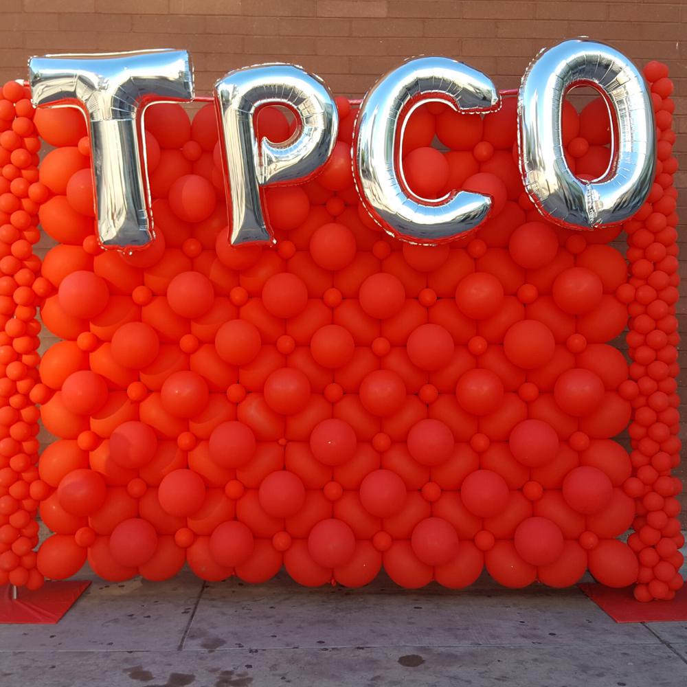 Lettered Balloon Wall