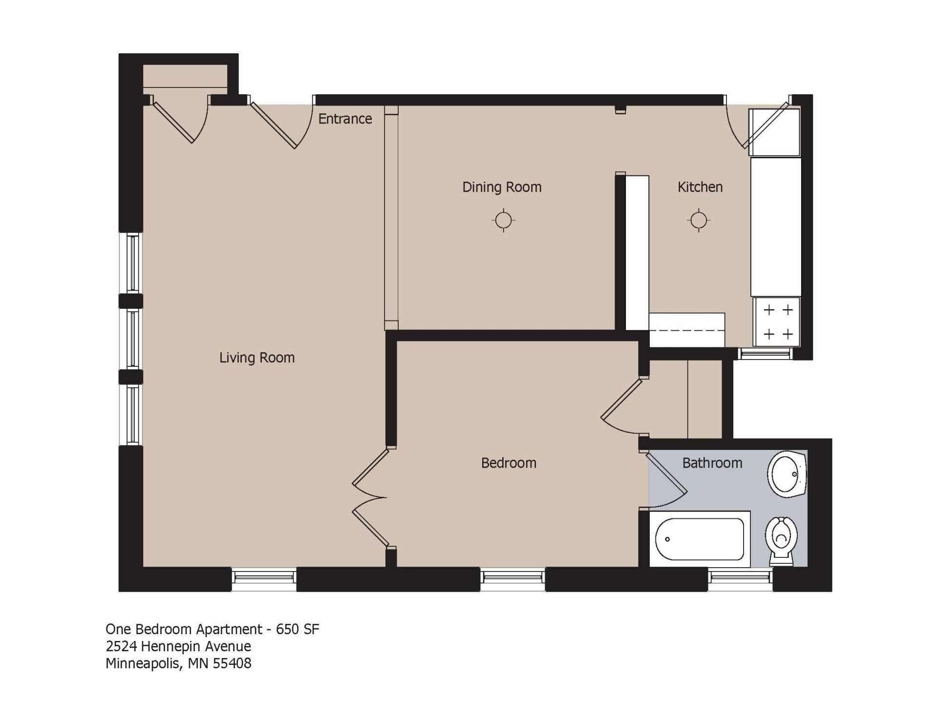 2524 Hennepin Avenue Floor Plan