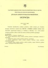 Sveikatos priežiūros licencija