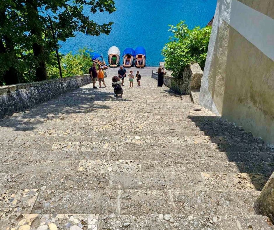 99 steps on Bled Island 99 steps on Bled Island