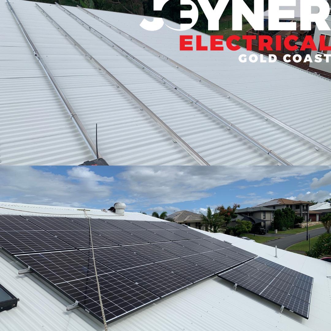 Before And After Solar Panel Installation — Electrical Services In Carrara, QLD