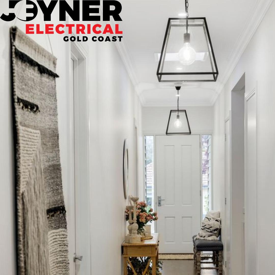 Installed Hanging Lights In The Doorway — Electrical Services In Nerang, QLD