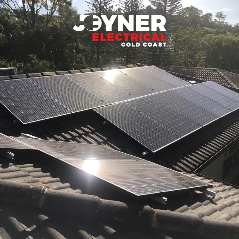 Solar Panels Installed on Roof — Electrical Services In Carrara, QLD
