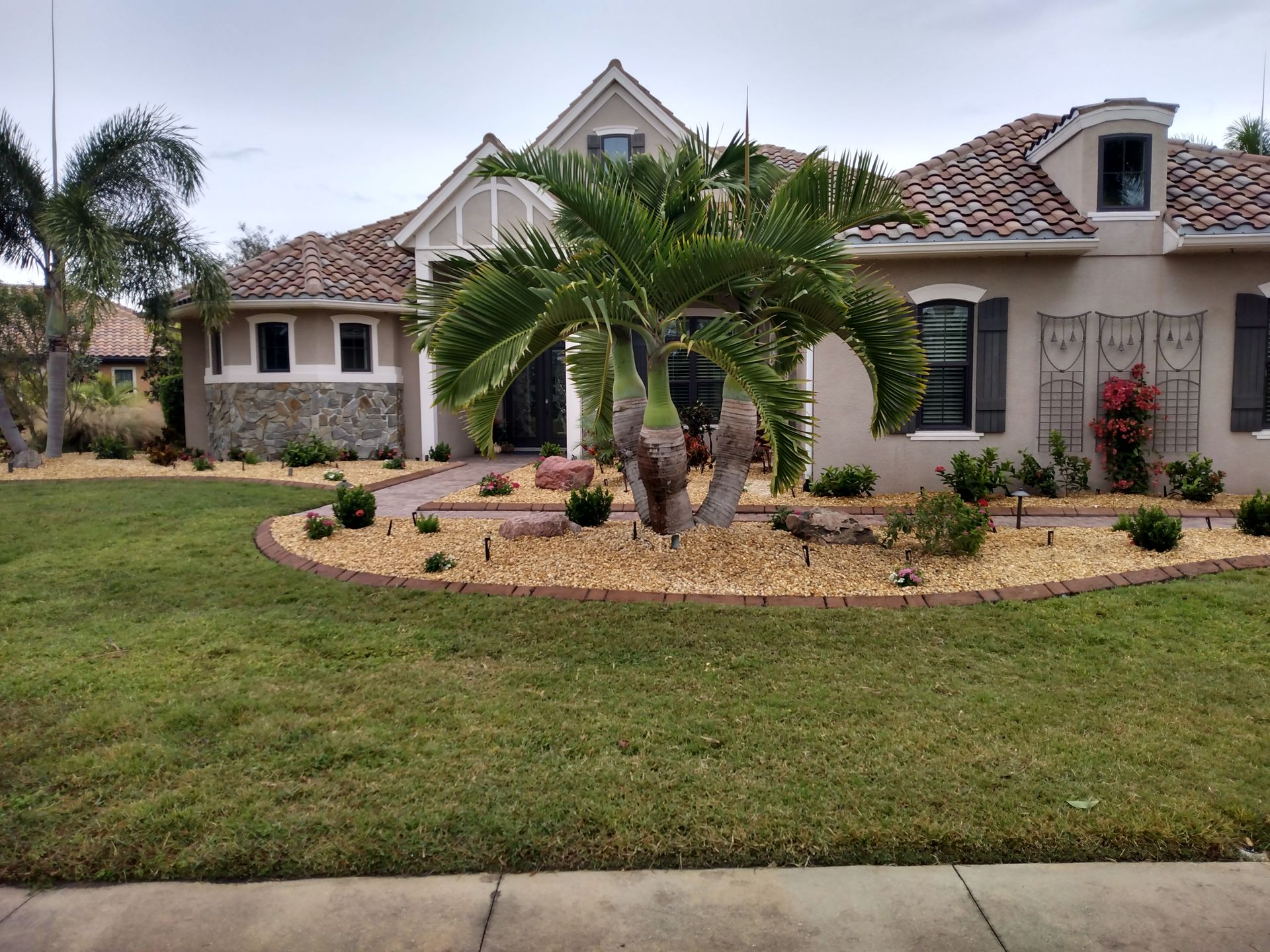 St. Petersburg landscaping, vibrant garden