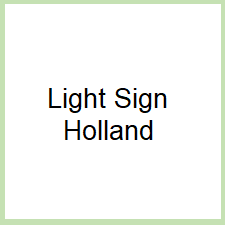 light sign holland