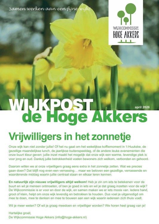 Wijkpost April 26