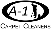 A black and white logo for a company called carpet cleaners.