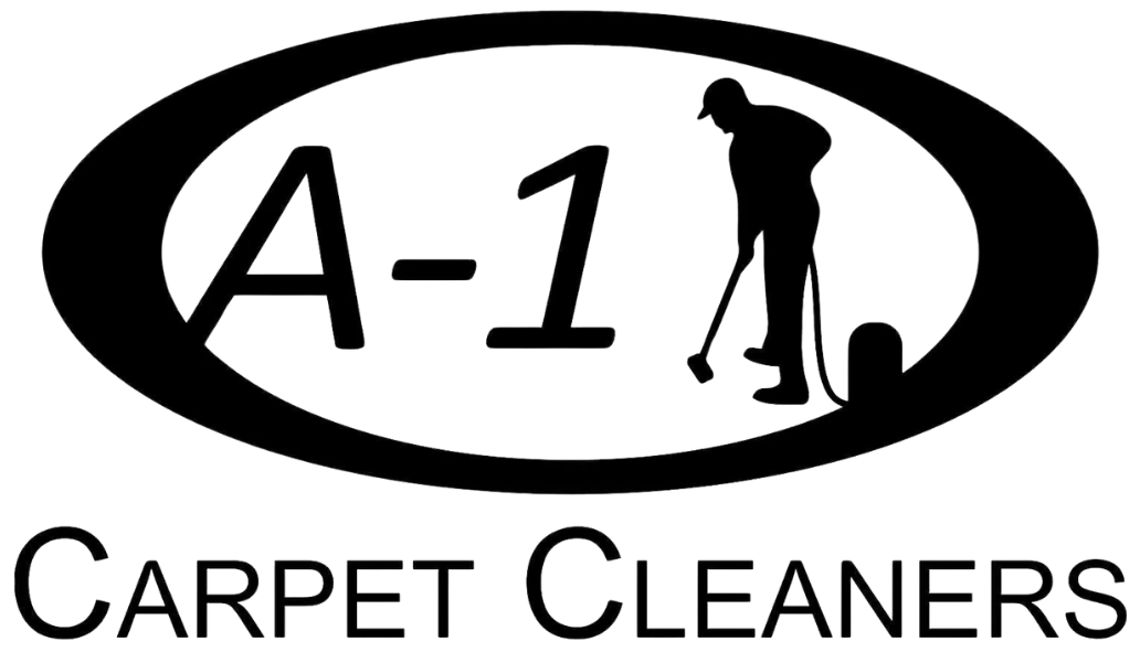 A black and white logo for a company called carpet cleaners.