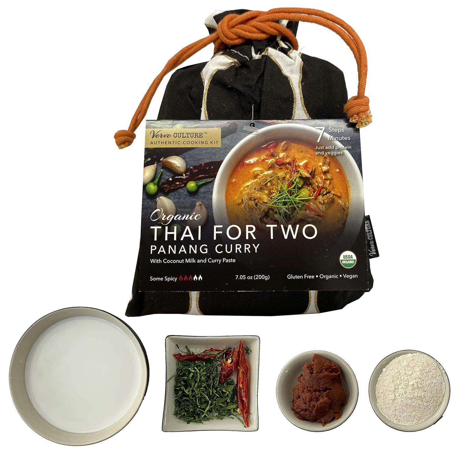 Thai Curry Sampler Set – Red, Green & Panang Curry Meal Kit | Thai For Two Cooking Kit | Simply Thai Market