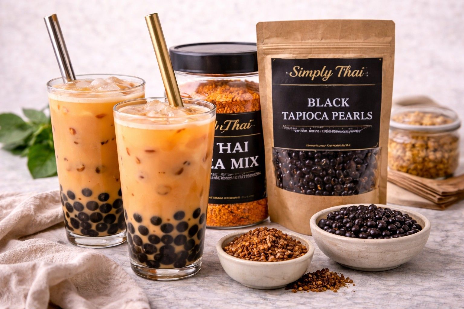 Thai Tea & Boba Bundle