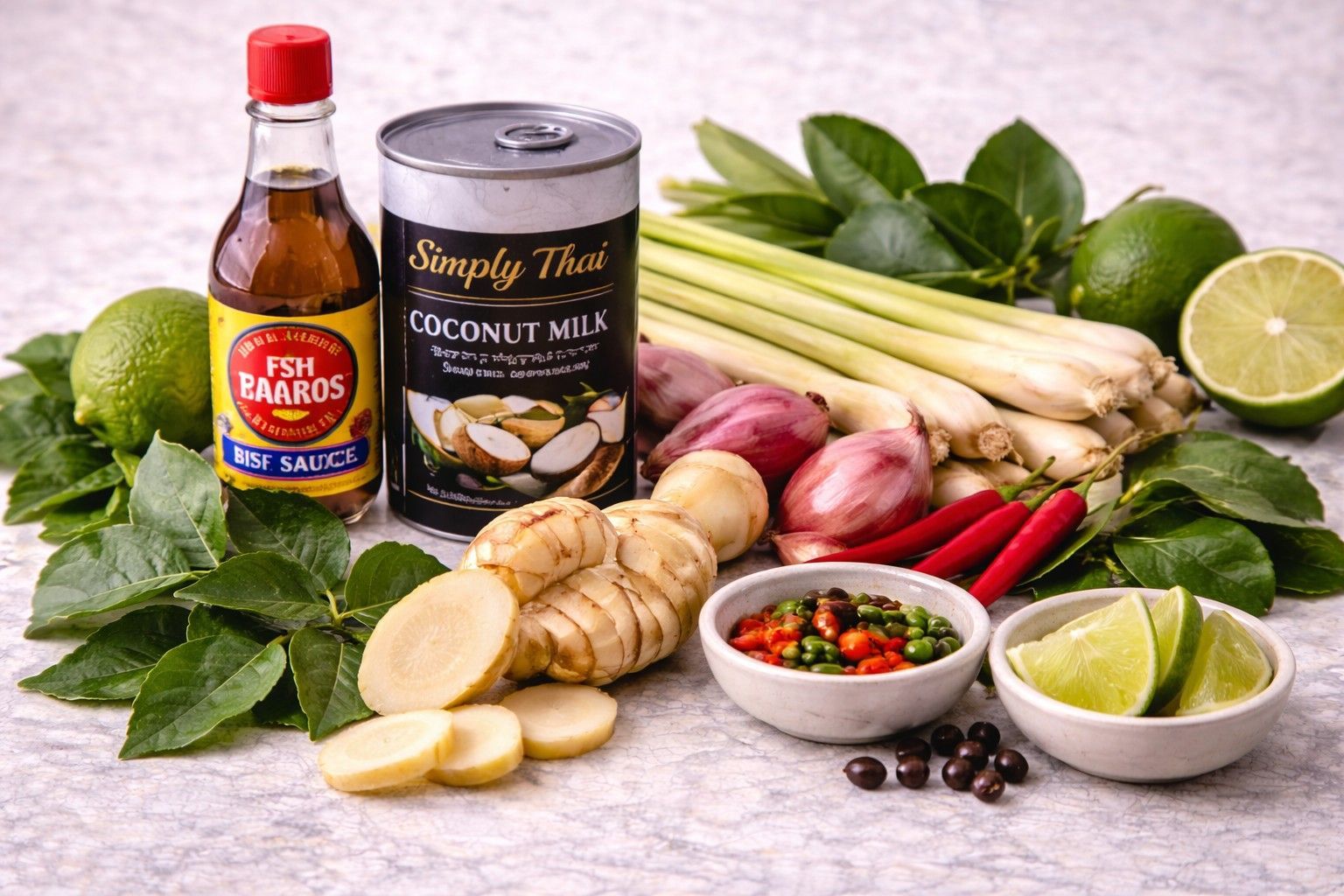 Tom Kha Ingredients Bundle – Thai Coconut Soup Kit | Simply Thai Market