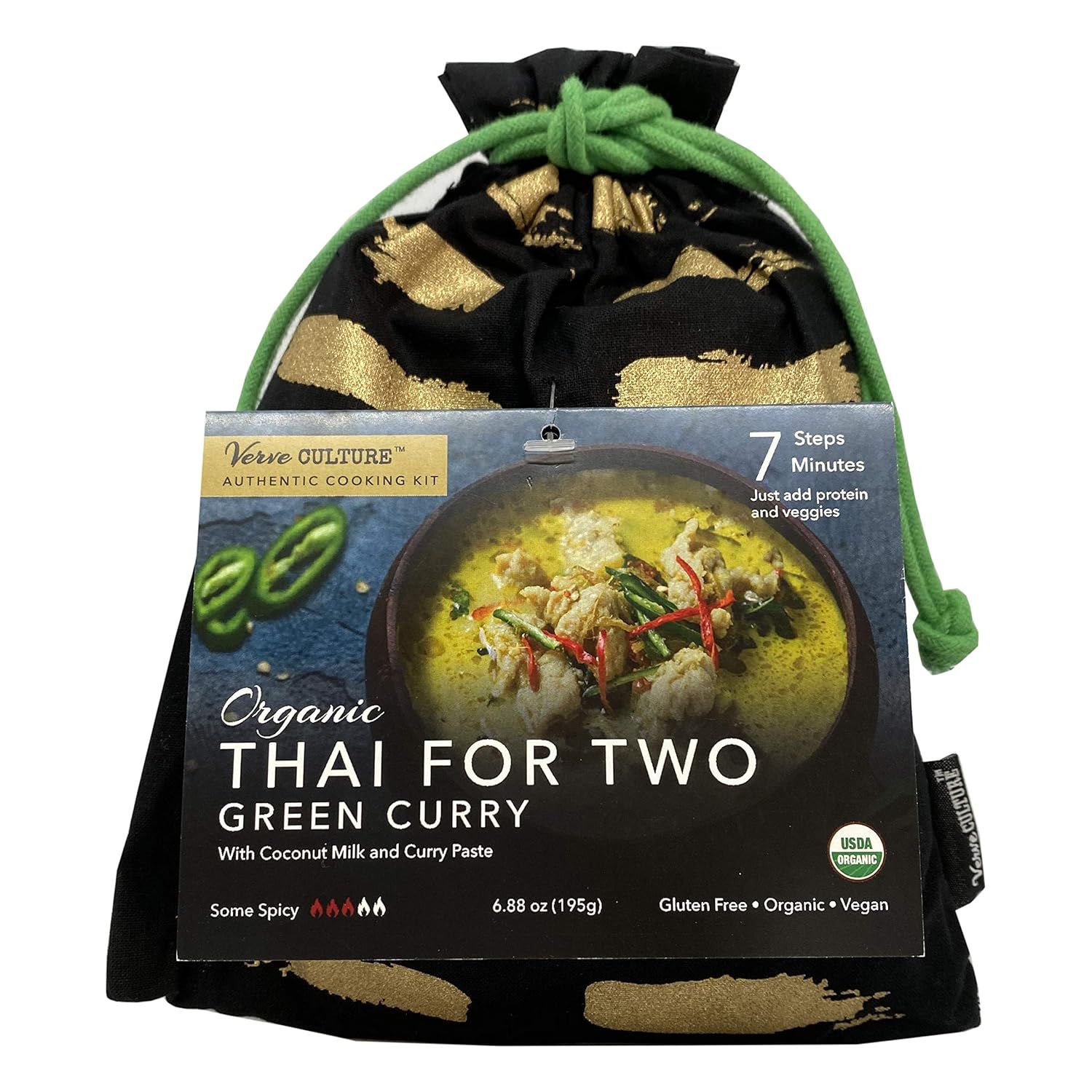 USDA Organic Thai Green Curry Meal Kit – Thai For Two Cooking Kit | Simply Thai Market