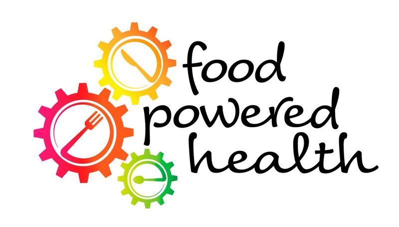 Food Powered Health logo of three cogs