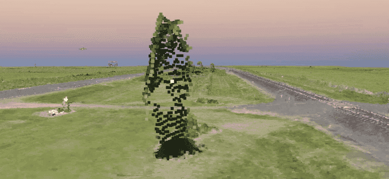 Point Cloud aerial view