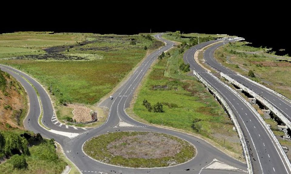 Point Cloud aerial view