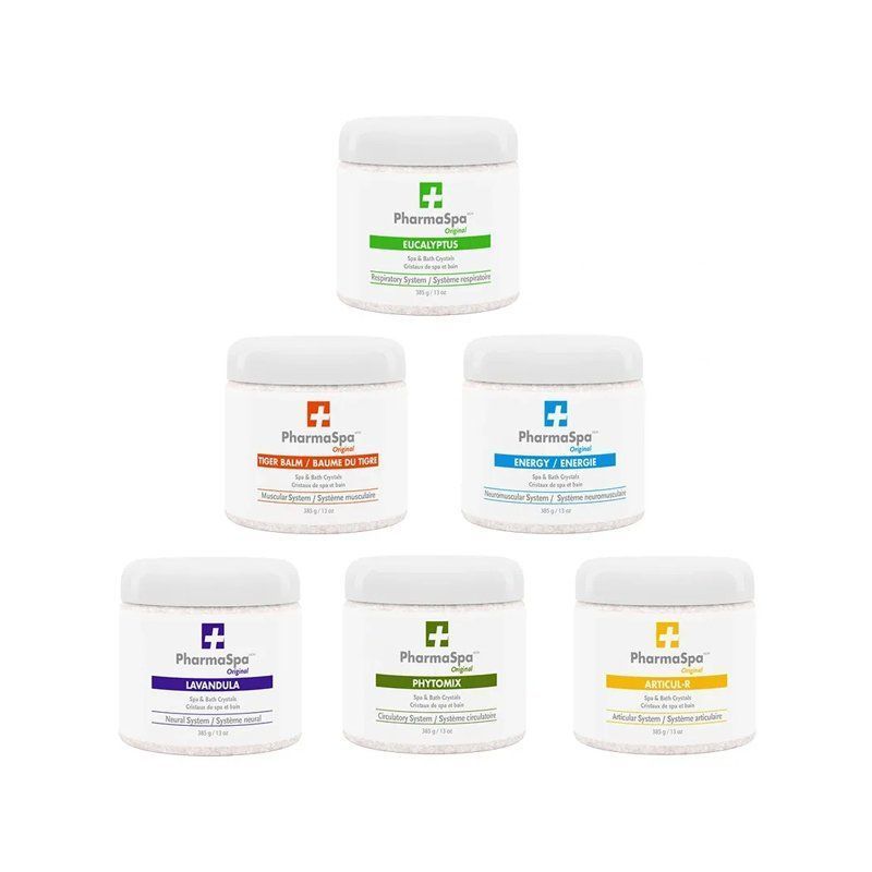 There are many different types of products in these jars.