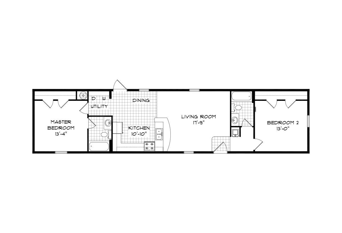 The Boone Creek Floorplan — McArthur, OH — Remy's Mobile Homes