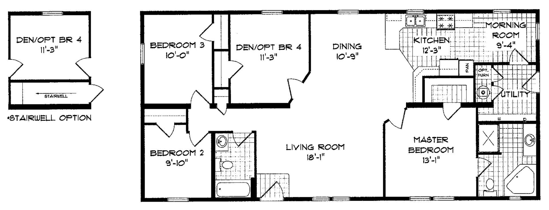 Ironwood Forest Floorplan — McArthur, OH — Remy's Mobile Homes