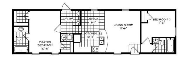 The Boone Creek Floorplan — McArthur, OH — Remy's Mobile Homes