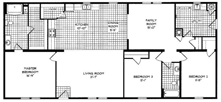 Ironwood Forest Floorplan — McArthur, OH — Remy's Mobile Homes