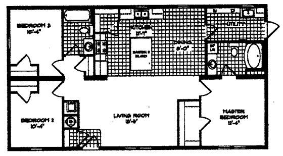 The Boone Creek Floorplan — McArthur, OH — Remy's Mobile Homes