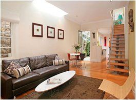 Interior view of a living room