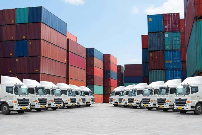 Haulage truck fleet with container depot — Memphis, TN — Richmond Fast Track Industries LLC