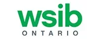 Green "WSIB" logo with "ONTARIO" in grey below.