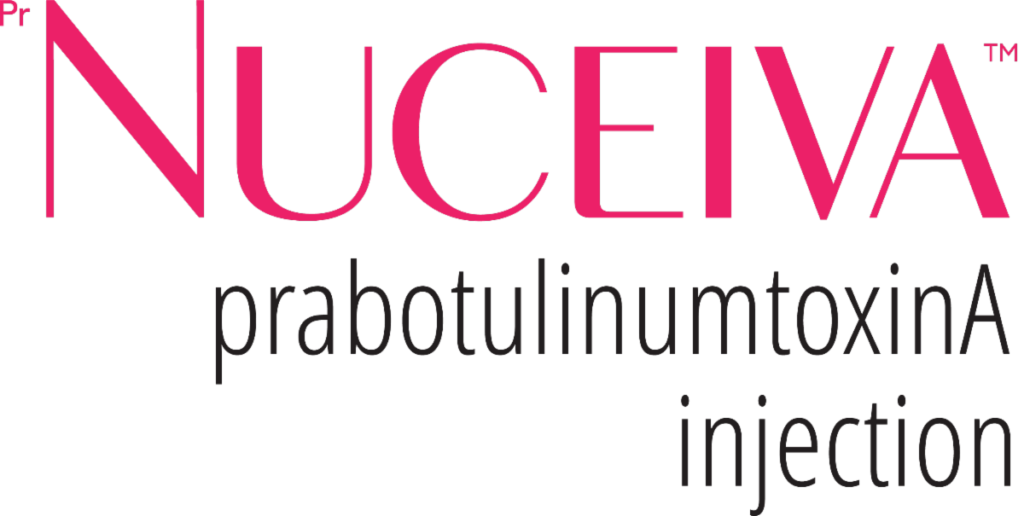 The logo for nuceiva prabotulinumtoxina injection